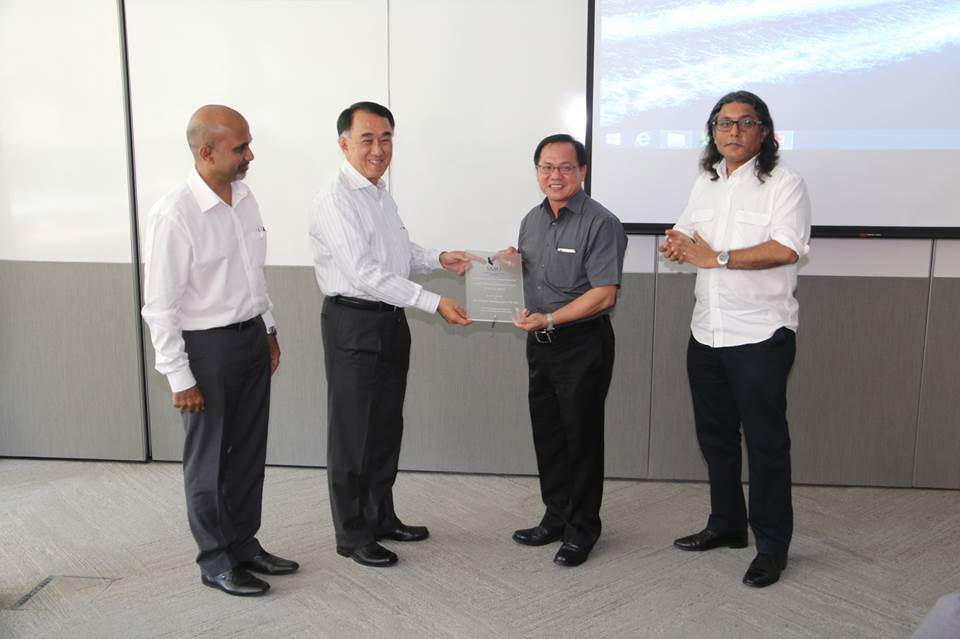 Campus Green Improvement Project - Tender Awarding to the contractor by SMU Vice President, OCD Director & Architect